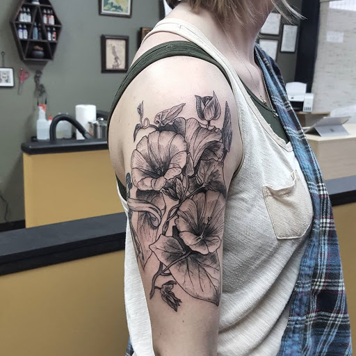 Explore cute witchy tattoo ideas, creative tattoo ideas in Centerton, available at Traditions Tattoo Company