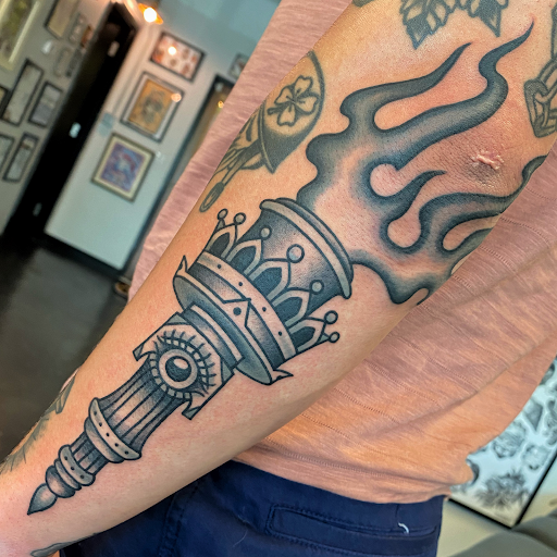 Explore family tattoo sleeve ideas, creative tattoo ideas in Raleigh, available at Raleigh Tattoo Company