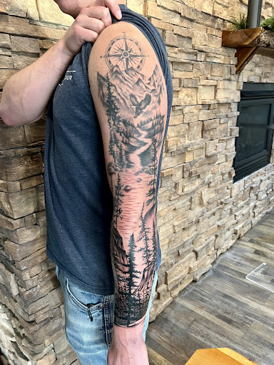 Explore cross forearm tattoo ideas, creative tattoo ideas in Hudson, available at St. Croix Ink Tattoo