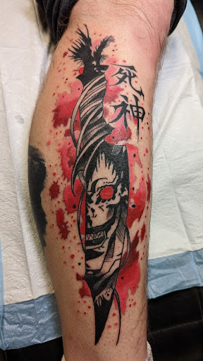 Explore arm cross tattoo ideas, creative tattoo ideas in Villa Rica, available at Villa Rica Ink