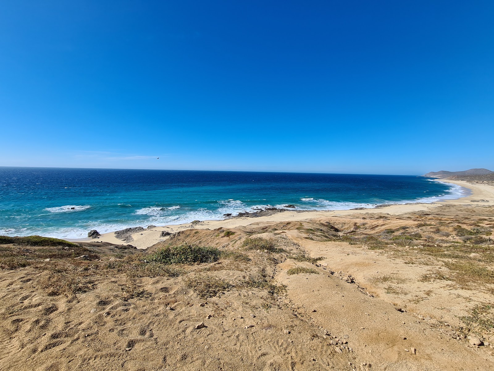 Foto von Migrino Beach mit lange, gerade küste