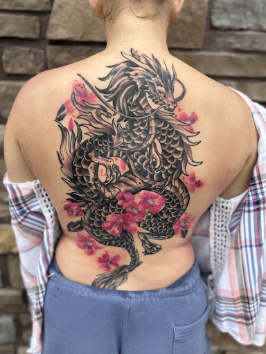 Explore karate tattoo ideas, creative tattoo ideas in Sullivan, available at Double Time Tattoo