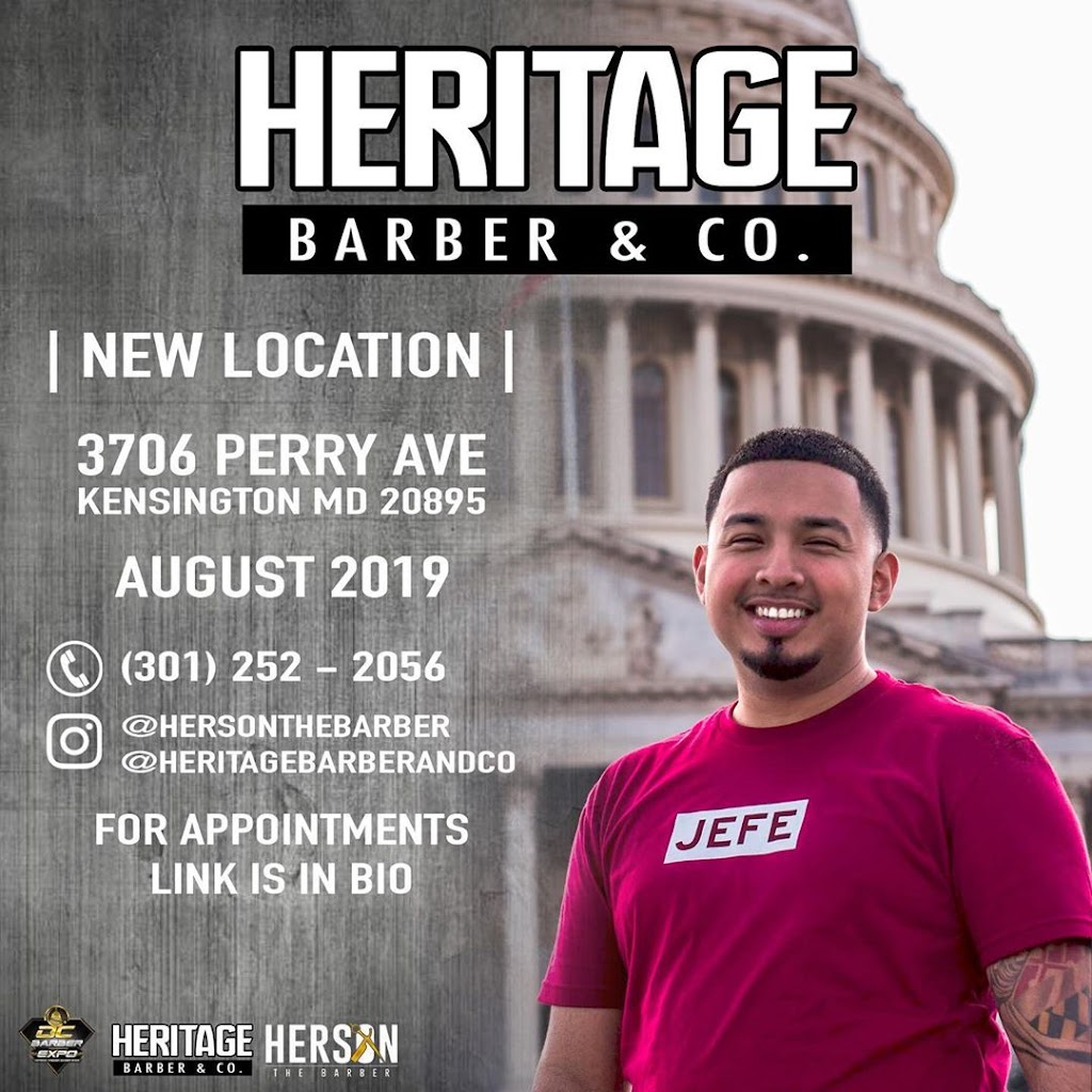 Heritage Barber & Co Kensington, MD 20895 Services and Reviews