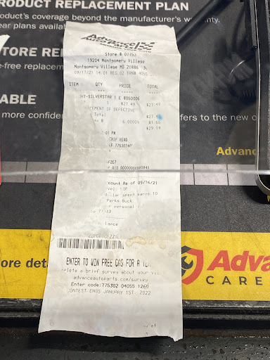 Auto Parts Store «Advance Auto Parts», reviews and photos, 19204 Montgomery Village Ave, Montgomery Village, MD 20886, USA
