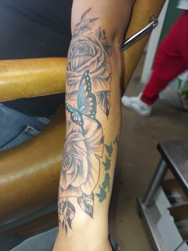 Explore morning glory tattoo ideas, creative tattoo ideas in Odessa, available at Little Dragon Tattoos Studio