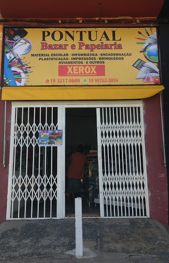 Logo da empresa - Bazar e papelaria Pontual
