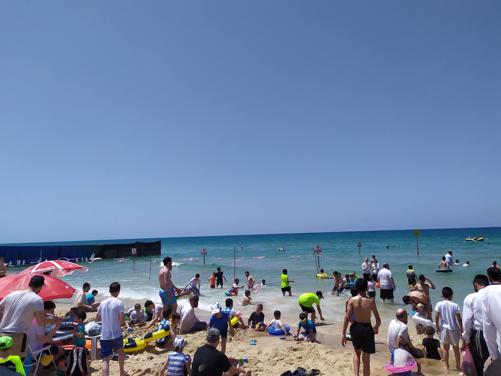 Foto von Ashdod separate beach privater bereich