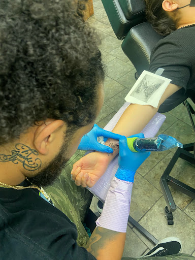 Explore male groin tattoo ideas, creative tattoo ideas in Fort Wayne, available at Grade A Tattoos and Body Piercing