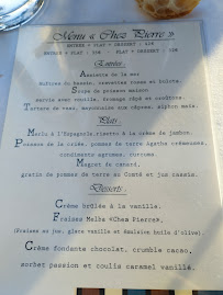 Café de la Plage - Restaurant Chez Pierre à Arcachon menu