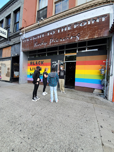 Explore trumpet tattoo ideas, creative tattoo ideas in Portland, available at Straight To the Point