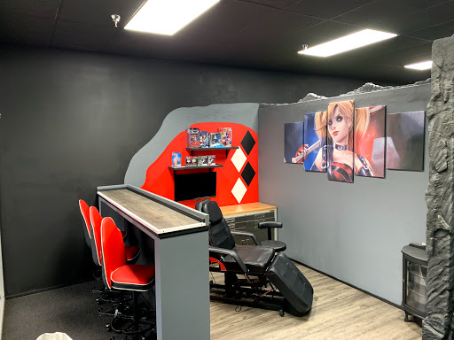 Explore men's back tattoos ideas, creative tattoo ideas in Inman, available at The Tat Cave