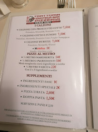 Carte du Trattoria Enoteca Bar Km 131 à Castelfranco Emilia
