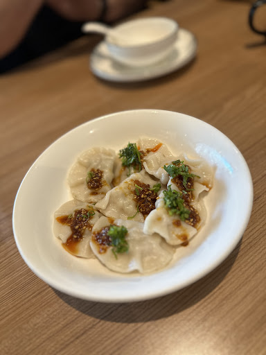 Dumplings with house sauce 