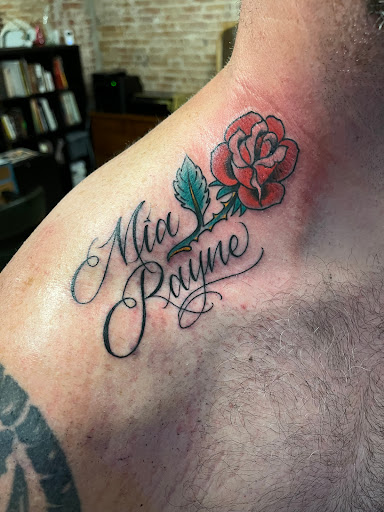 Explore scorpio constellation tattoo ideas, creative tattoo ideas in Cambridge, available at Choptank Tattoo