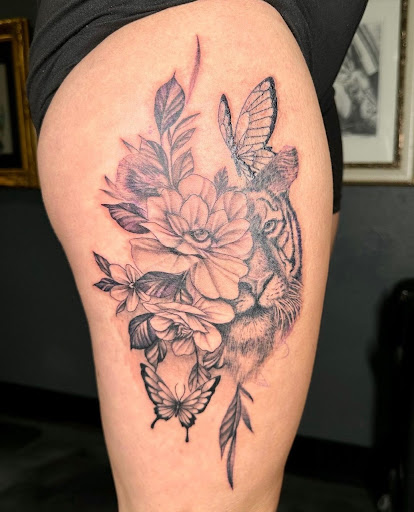 Explore stitched tattoo ideas, creative tattoo ideas in Peoria, available at Modern Ink Tattoo