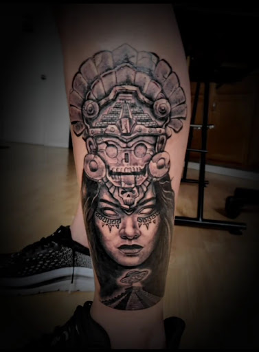 Explore letter tattoos ideas, creative tattoo ideas in Fountain, available at United Tattoo