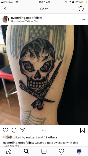 Explore upchurch tattoo ideas, creative tattoo ideas in Concord, available at Sterling Tattoo Club