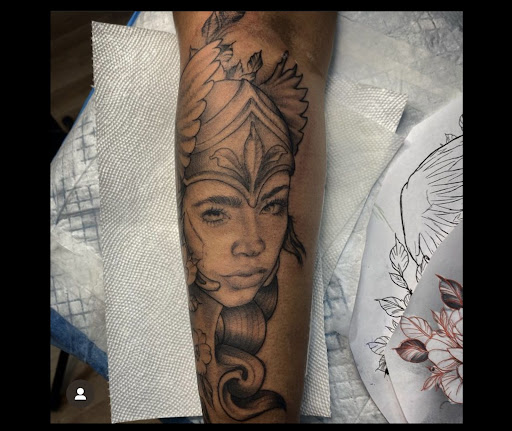 Explore tattoo ideas on the side, creative tattoo ideas in Libertyville, available at Art With Atattooed