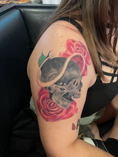 Explore thin blue line tattoo ideas, creative tattoo ideas in Augusta, available at Excalibur Art Collective