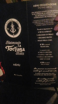 Restaurant de fruits de mer Ristorante di Pesce Pozzuoli Bacoli - La Tortuga Baia à Bacoli (le menu)