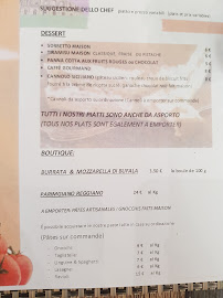 Restaurant Gran Caffè Ristorante Amore Mio Tradizione Italiana à Saint-Raphaël (le menu)