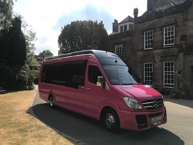 Pink Passenger Minibus Hire