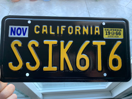 California Old License Plates image