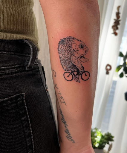 Explore cross tattoo ideas for woman, creative tattoo ideas in Bryan, available at Storyline Ink Tattoo