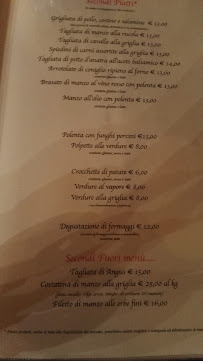 Cascina Carretto à Erbusco menu