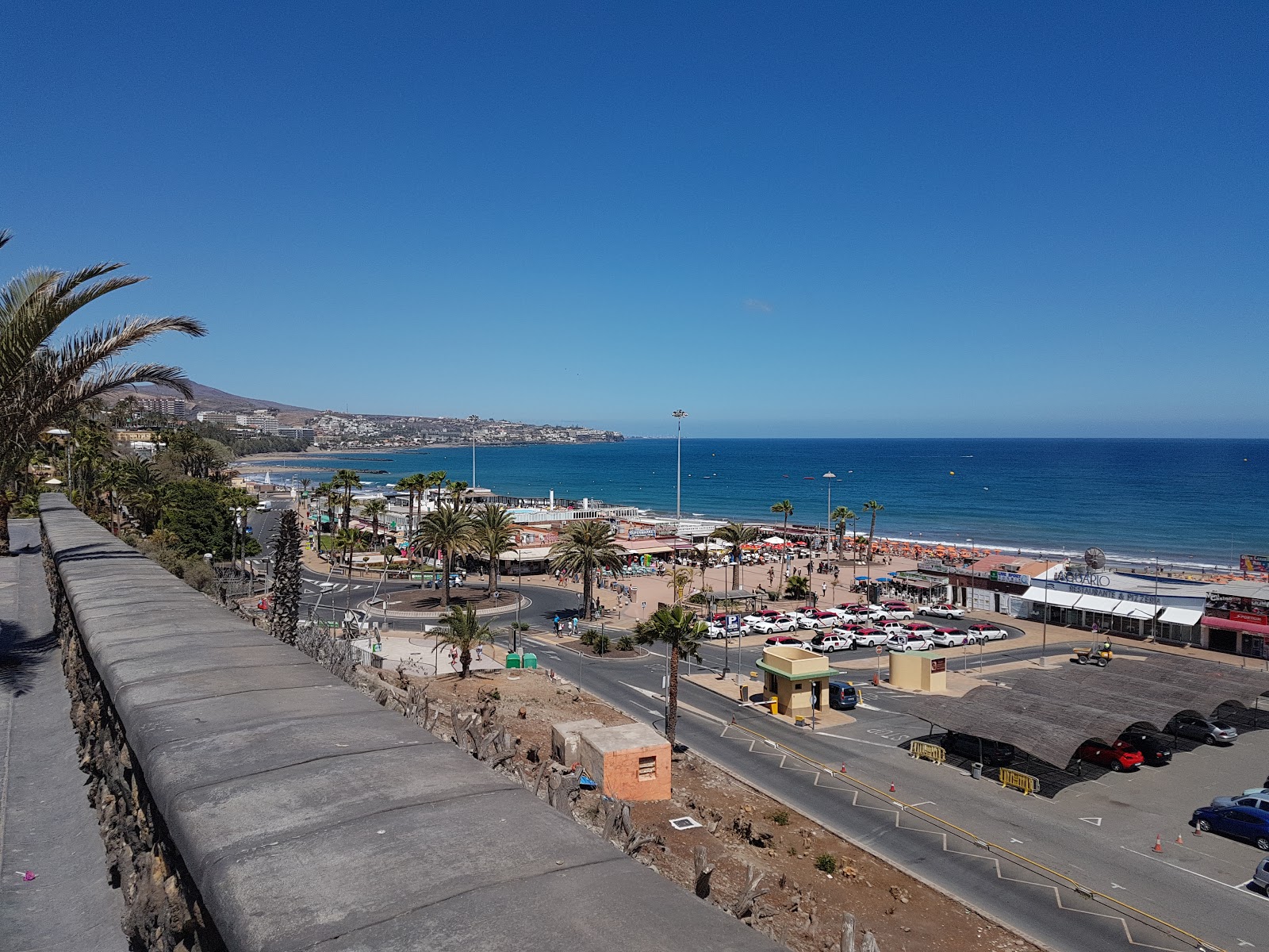 Photo de Plage de Maspalomas avec rivage droit, long