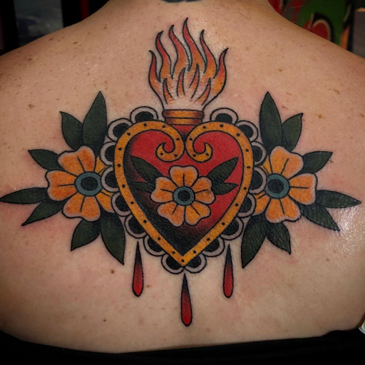 Explore eagle and flag tattoo ideas, creative tattoo ideas in Sacramento, available at 13 MAG TATTOO