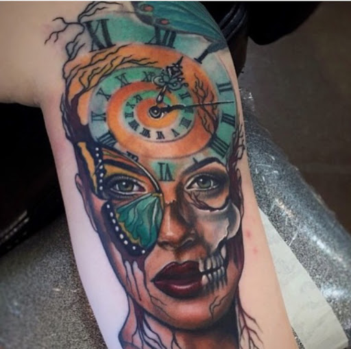 Explore hand cover up tattoo ideas, creative tattoo ideas in Phoenix, available at Golden Rule Tattoo Camelback