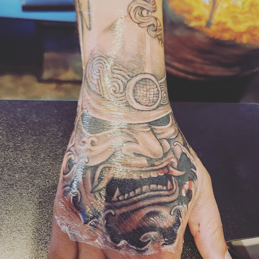 Explore upper arm tattoo ideas for men, creative tattoo ideas in Mesa, available at Ranger Tattoo & Piercing