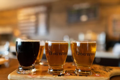 Craft beer at a brewery in Vancouver British Columbia