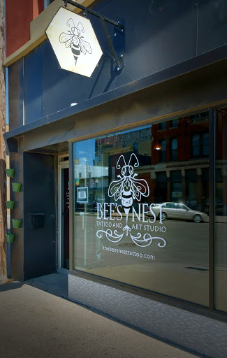 Explore hip and thigh tattoo ideas, creative tattoo ideas in Fargo, available at The Bees Nest Tattoo and Art Studio