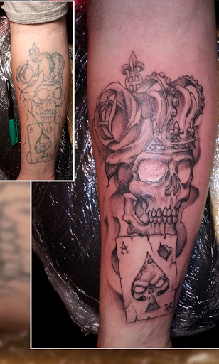 Explore small warrior tattoo ideas, creative tattoo ideas in Roanoke, available at RailYard INK