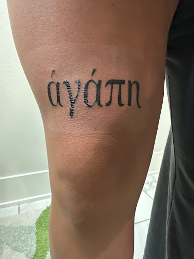 Explore hand finger tattoo ideas, creative tattoo ideas in Des Moines, available at Skin Kitchen Tattoo