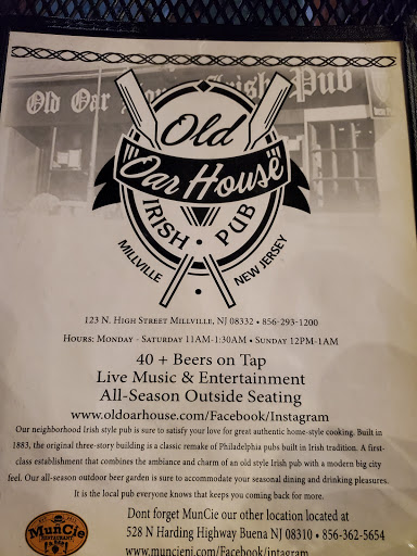 Irish Pub «Old Oar House Irish Pub», reviews and photos, 123 N High St, Millville, NJ 08332, USA