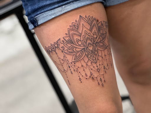 Explore young dolph tattoo ideas, creative tattoo ideas in Charlotte, available at Gilded Unicorn Tattoo Parlor