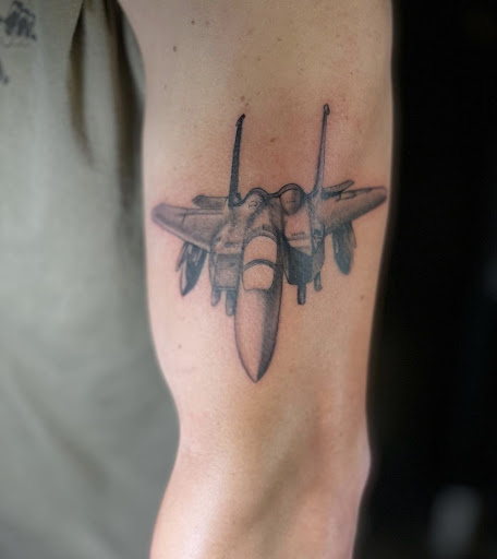 Explore aviation tattoo ideas, creative tattoo ideas in Peoria, available at Modern Ink Tattoo
