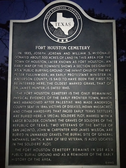 Fort Houston Historical Marker