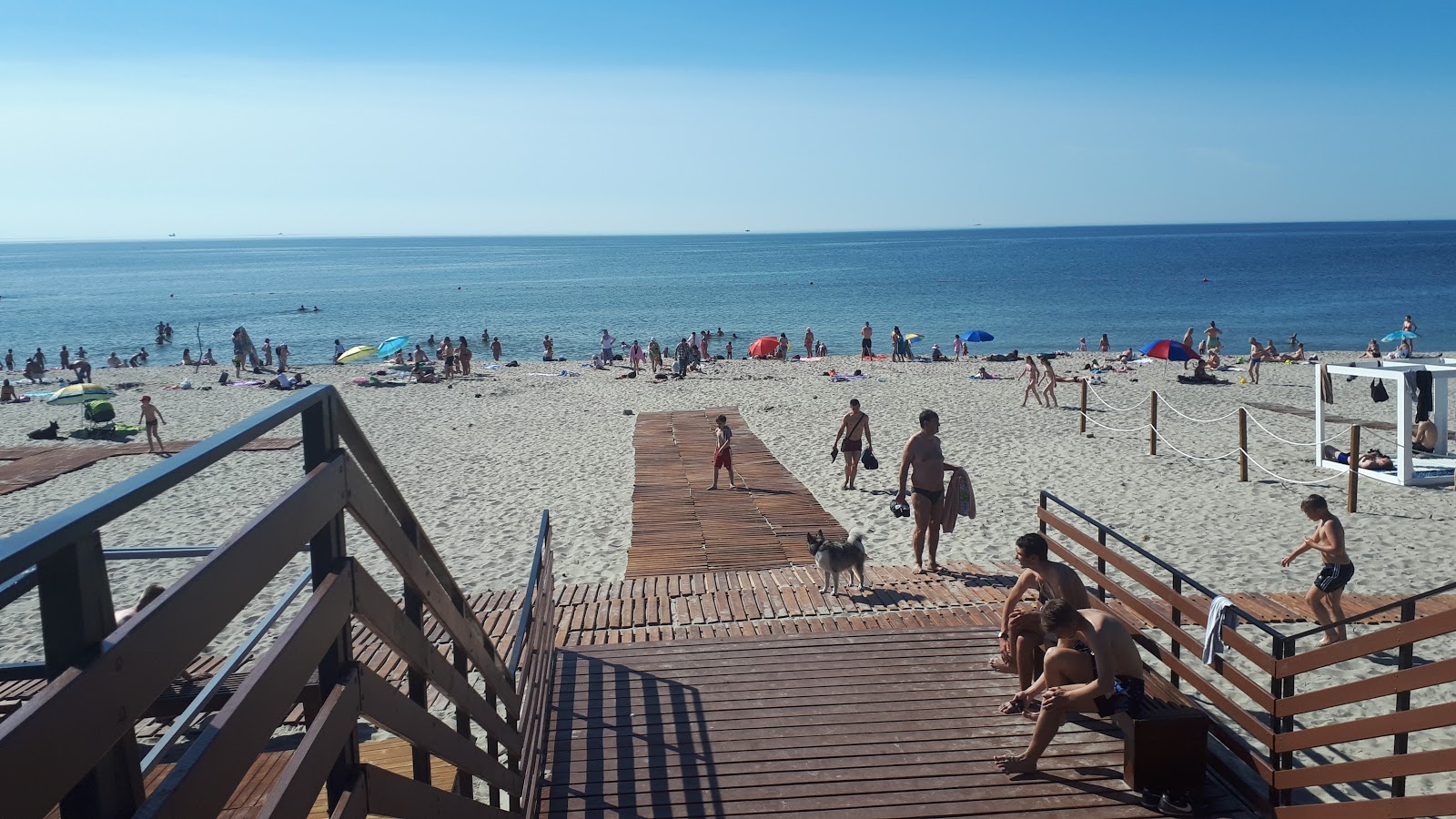Foto de Gorodskoy plaj Baltiyska - lugar popular entre los conocedores del relax