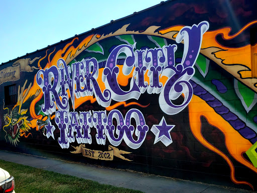 Explore childs name tattoo ideas, creative tattoo ideas in Richmond, available at River City Tattoo Co