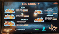 Menu / carte de Crusty King à Argenteuil