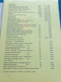 Menu du Frankfurt Art Bar à Frankfurt