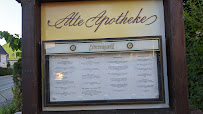 Menu du Gaststätte Alte Apotheke - Lars Liebernickel à Neukirchen
