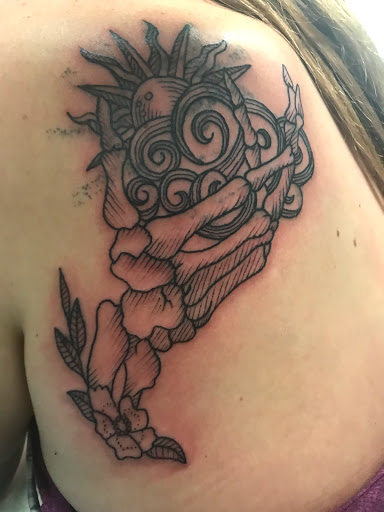 Explore black tattoo cover up ideas, creative tattoo ideas in Muncie, available at The Tattoo Studio