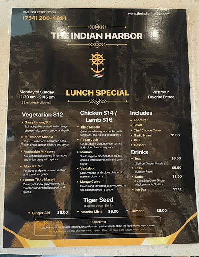 Indian Restaurant «The Indian Harbor», reviews and photos, 1830 Cordova Rd, Fort Lauderdale, FL 33316, USA