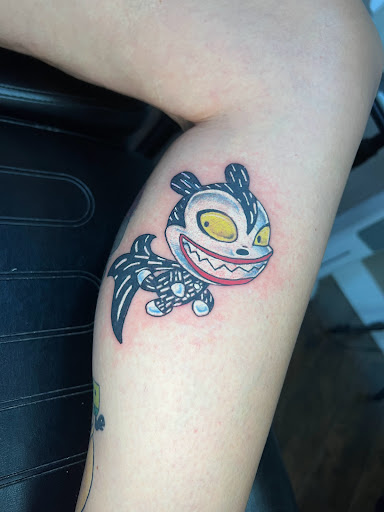 Explore german shepherd tattoo ideas, creative tattoo ideas in Roanoke, available at Saint Cecilias Art Studio