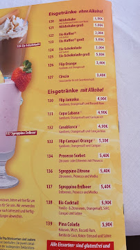 Eiscafé Am Spring à Drei Gleichen menu